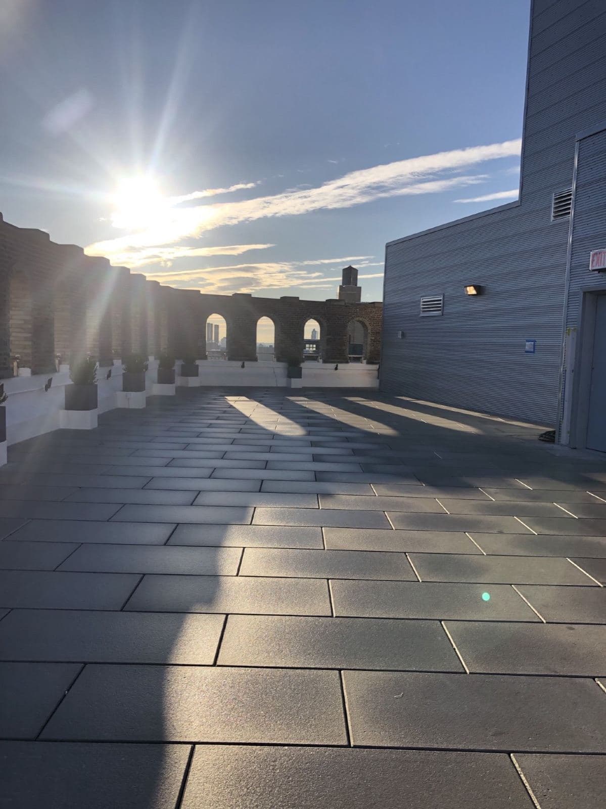 Rooftop plaza